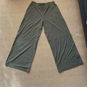 lululemon athletica Olive Green Wide-Leg Pants